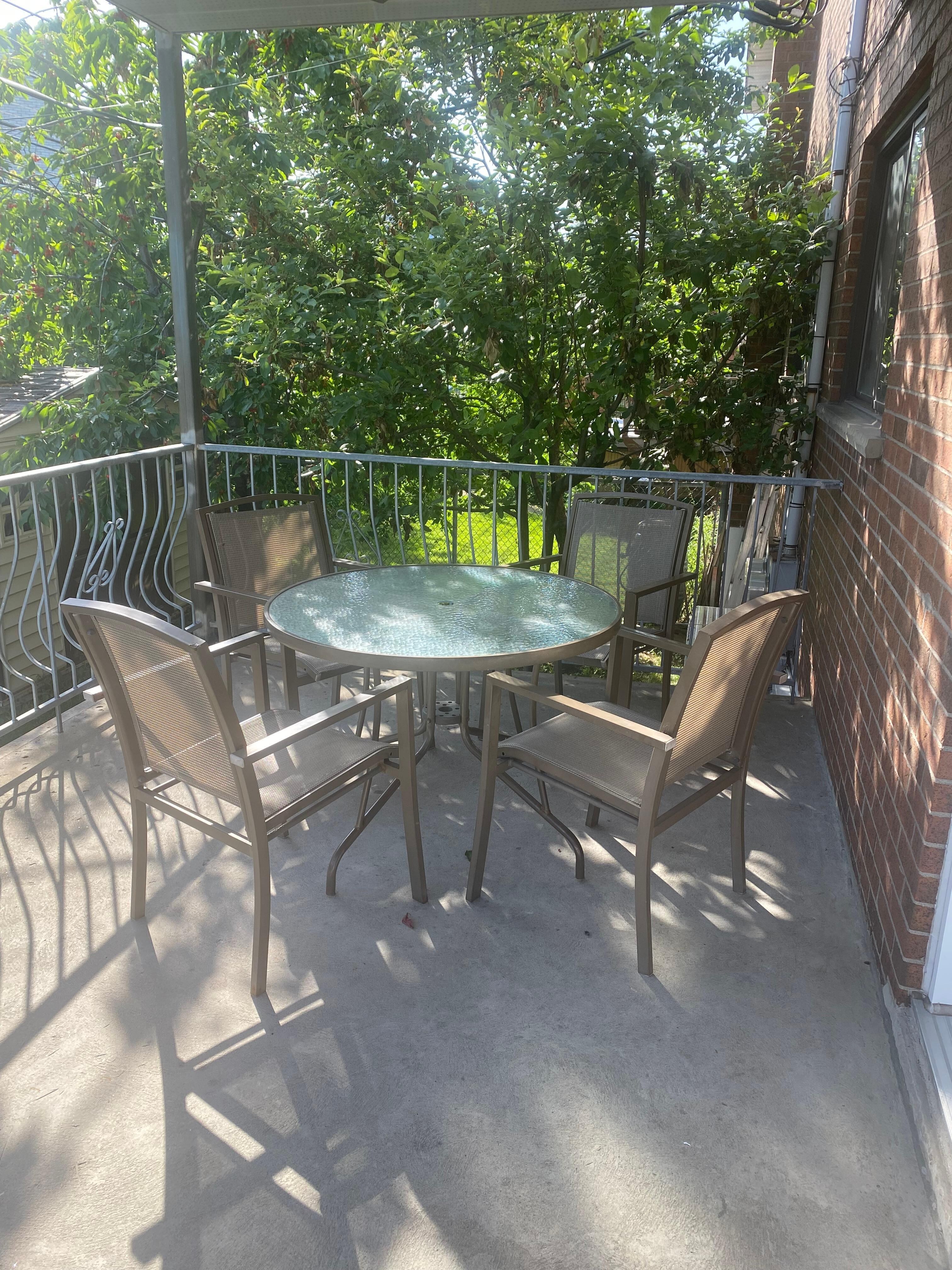 We really enjoyed our evenings on the back patio.