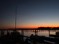Sunset at the marina