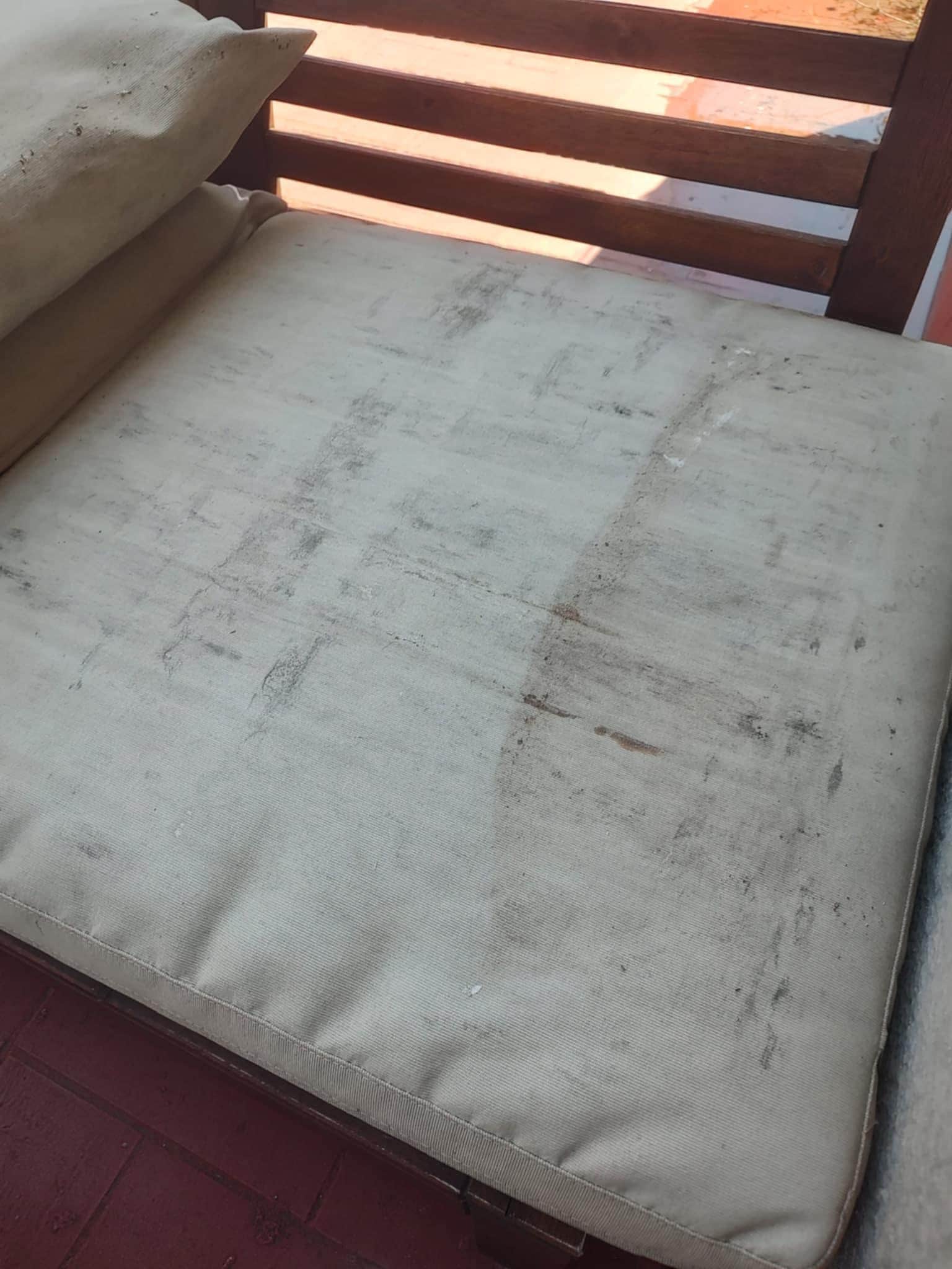All of the cushions not fit for use.