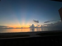Sunrise from the balcony