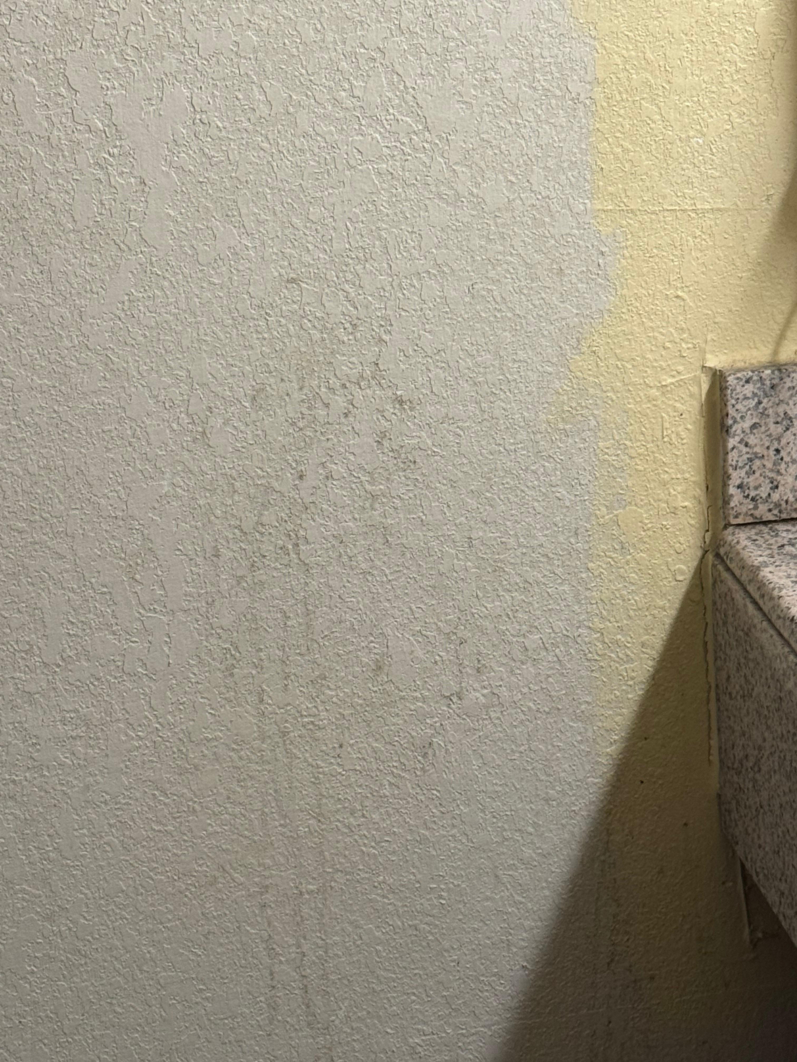 Wall filthy everywhere 