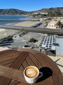Rooftop view and breakfast
