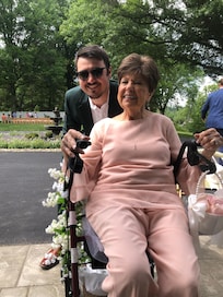 Nana with Dane. Brother of the bride