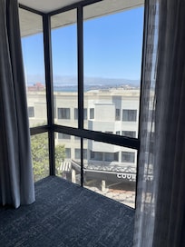 Built in balcony.