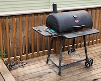 Grill was filthy / the inside was worse the outside. We couldn't use it.