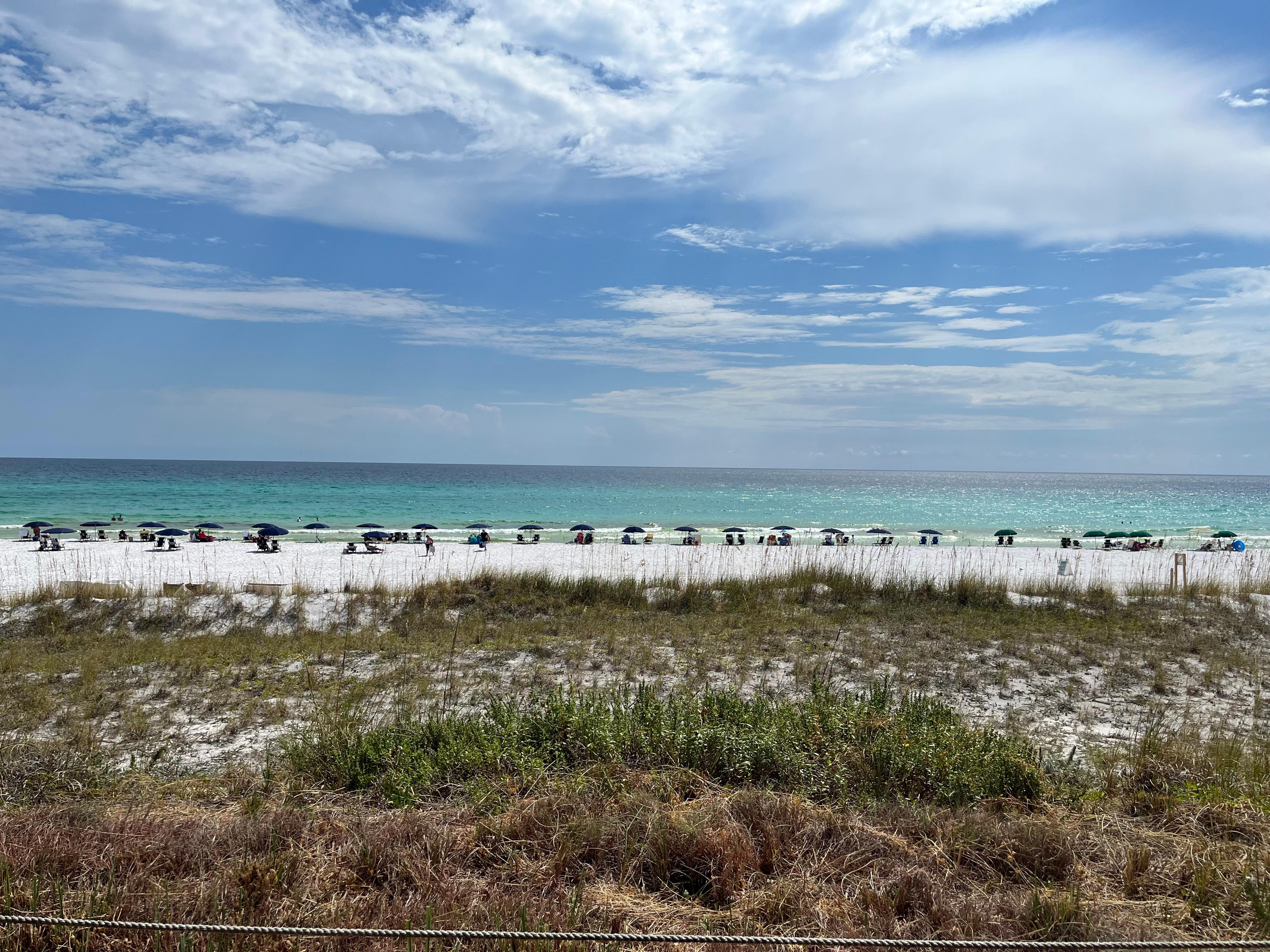 The beach from our patio