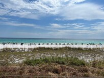 The beach from our patio