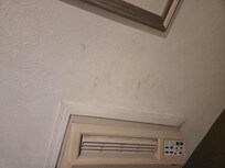 Dirty walls, base boards, hard beds, and stuff under the beds from previous stays