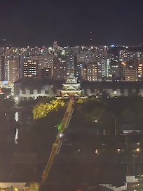 Room view at night