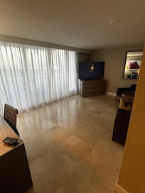 No seating in living room