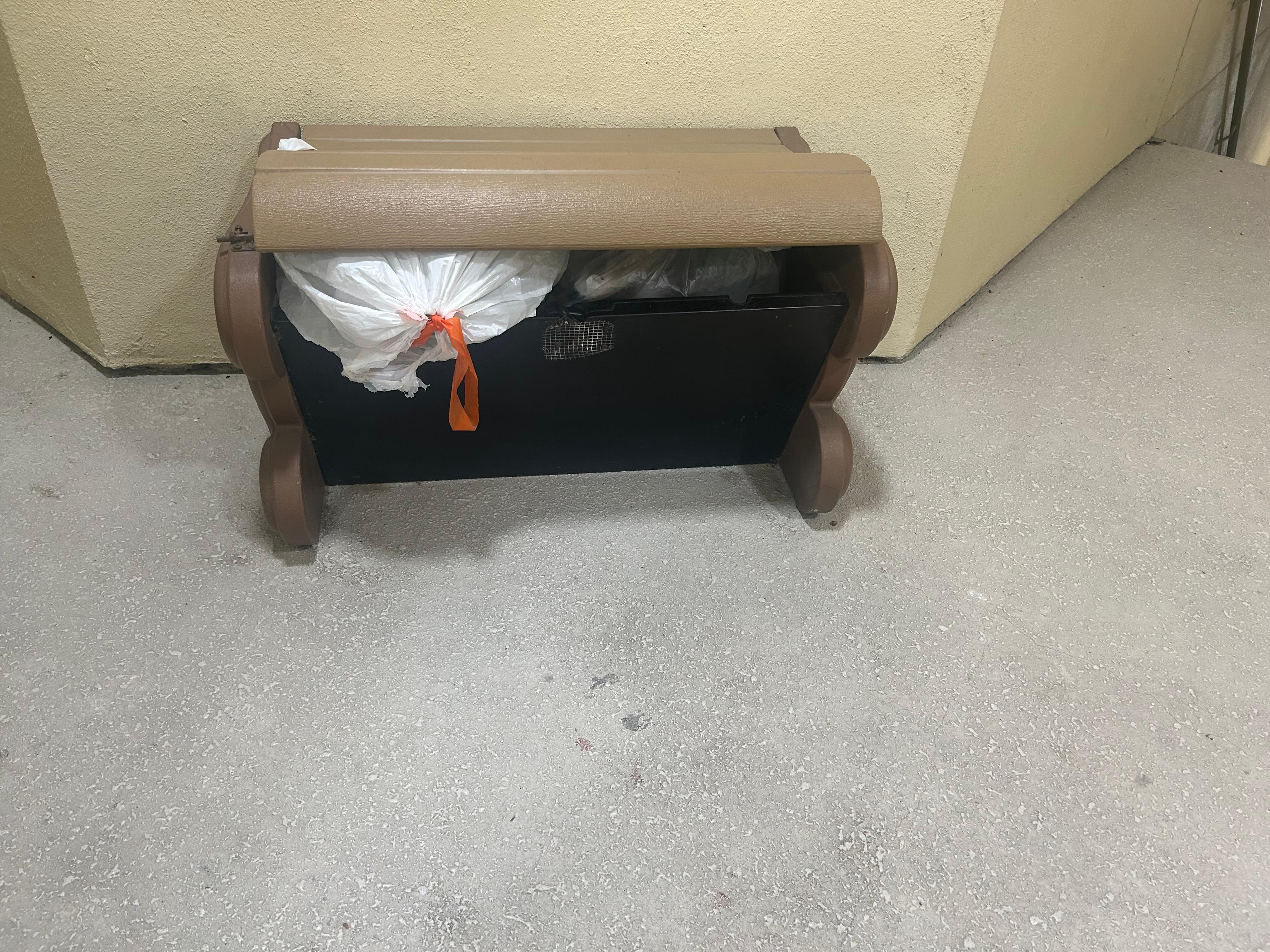 Trash left upon arrival when host explicitly states for guests to put in dumpster upon checkout.