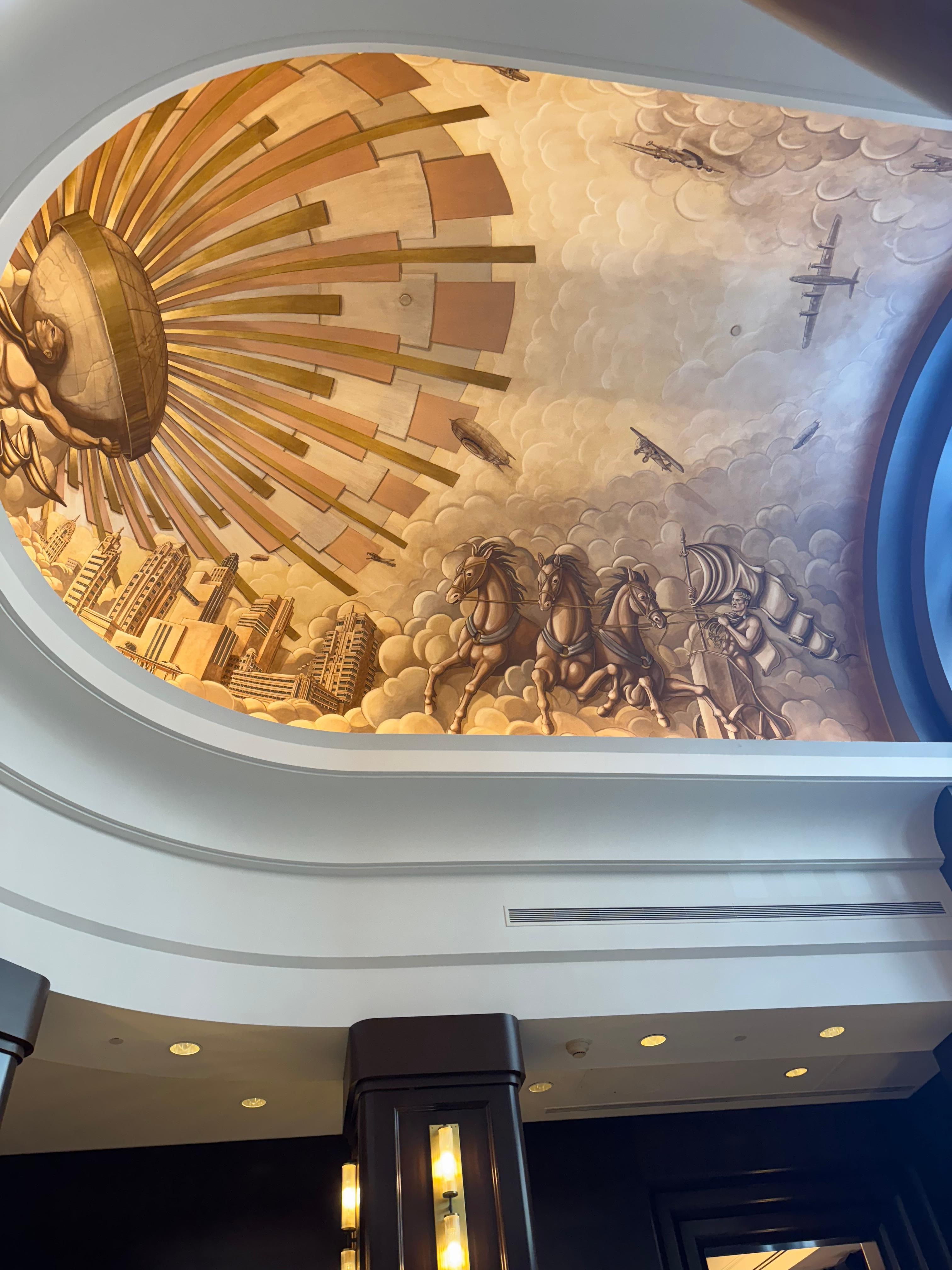 Ceiling entrance