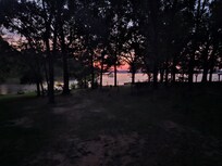 Sunrise looking off the east porch