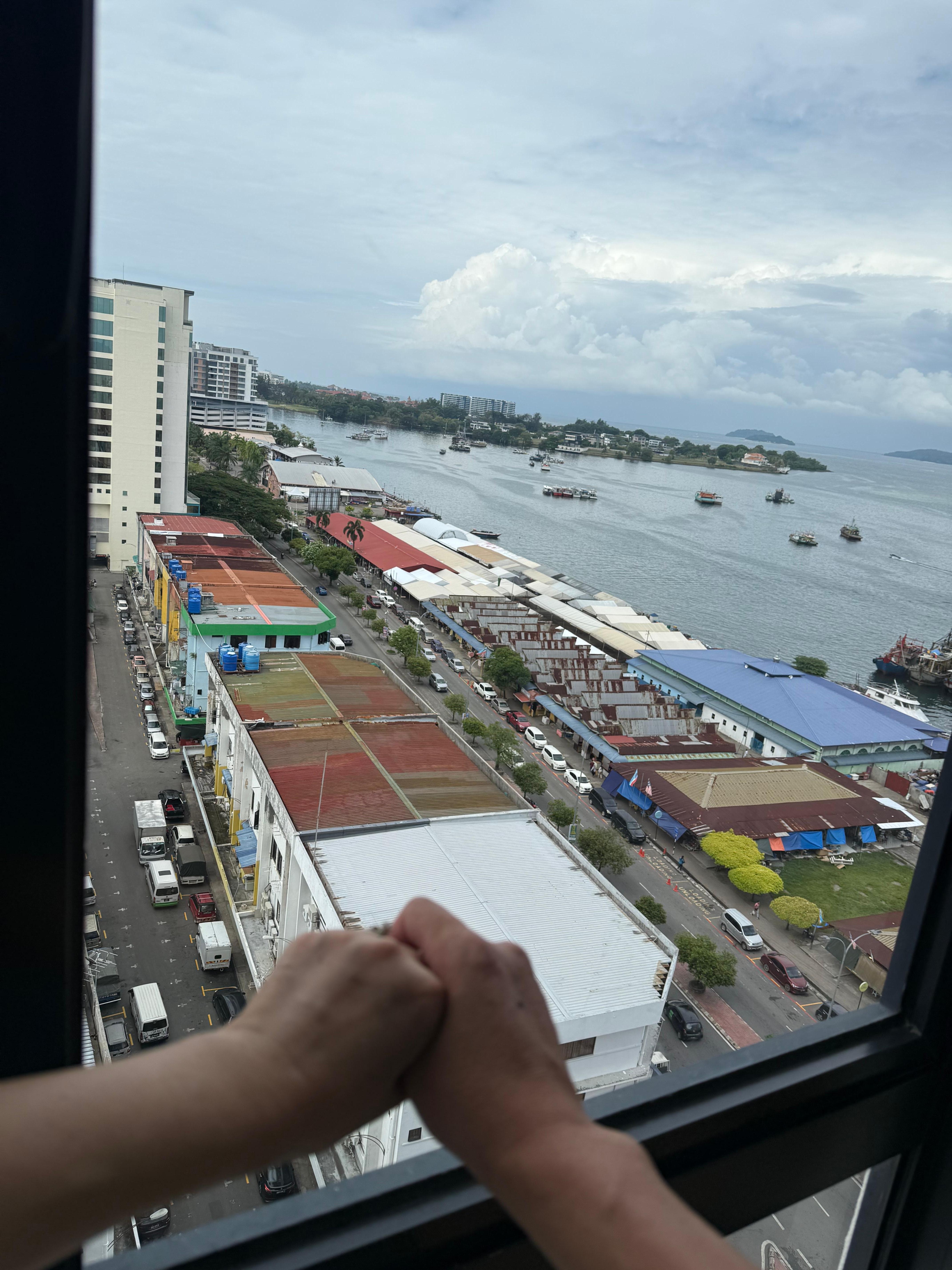 Beautiful view from our room 