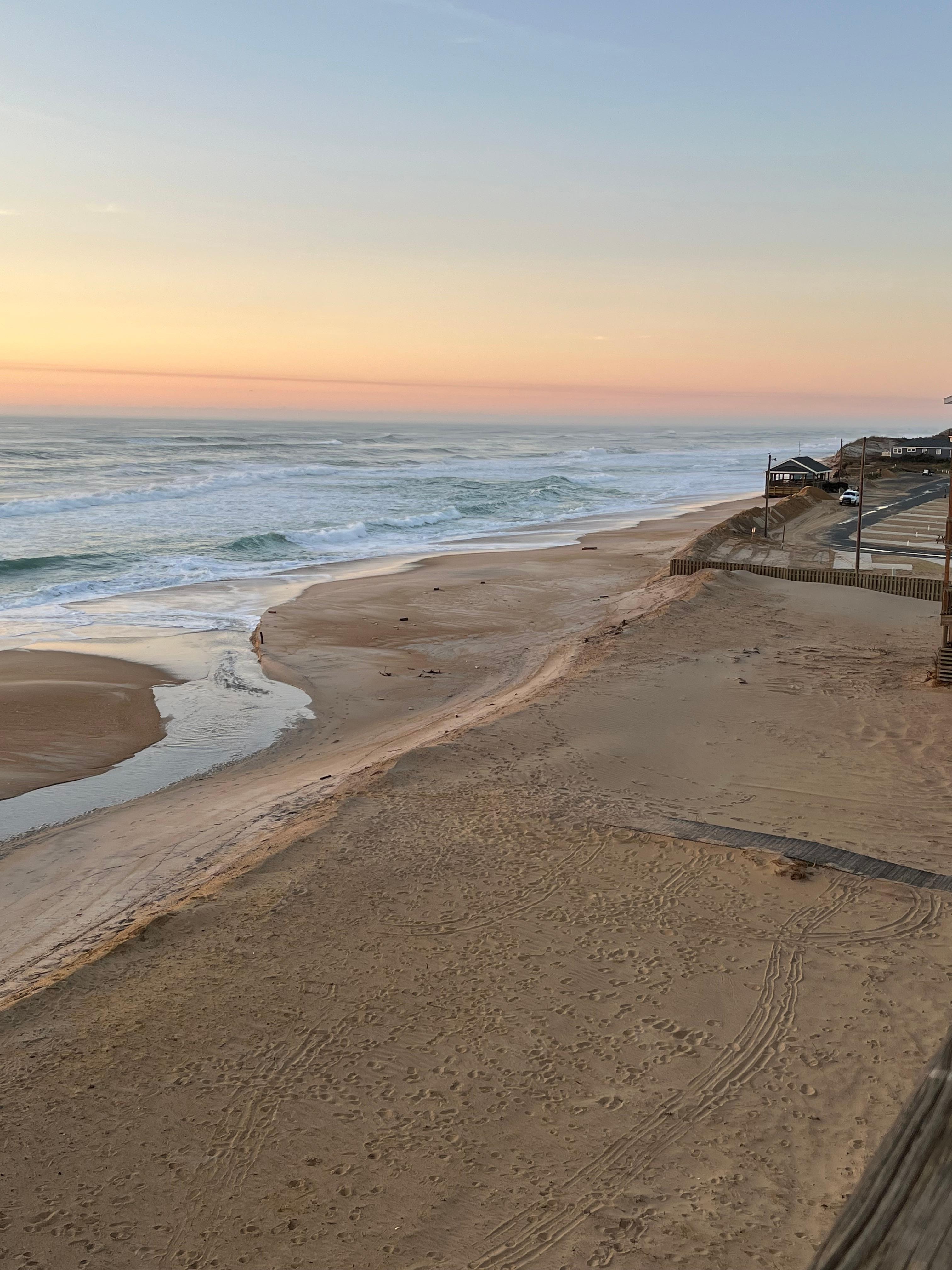 View from the back balcony. 