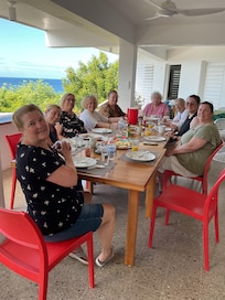 The Goddesses’ retreat with 10 of our wonderful female family members.