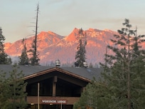 Sunset at the lodge
