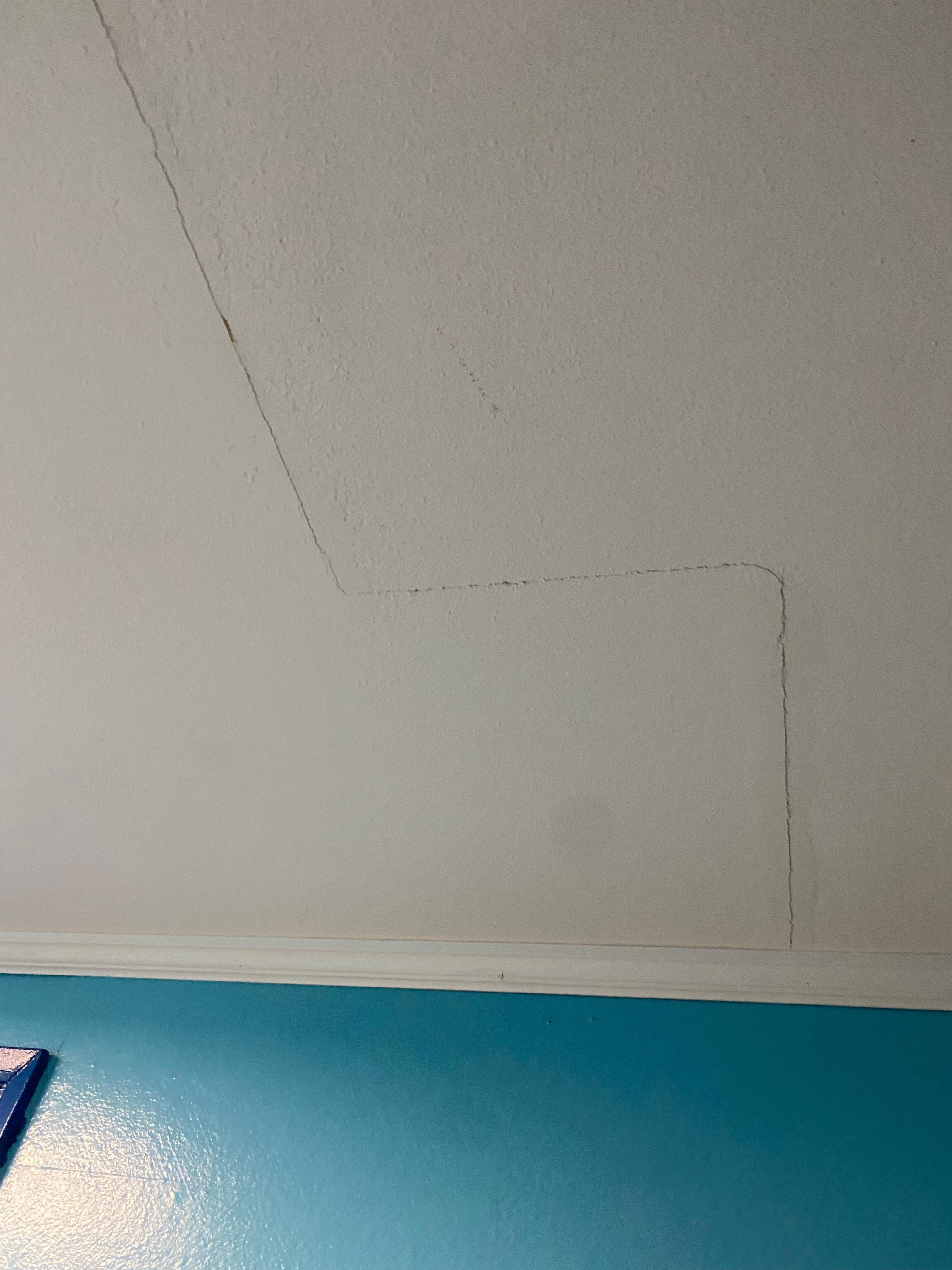 Ceiling is damaged from water 