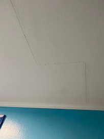 Ceiling is damaged from water