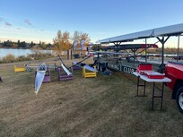 Telford Bulrush Stake Race on Lake Telford in Leduc