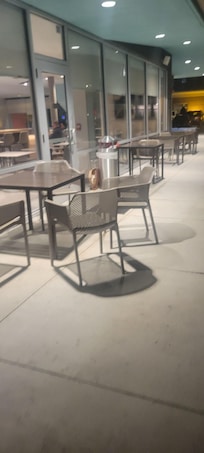 Outside seating area