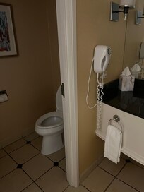 Separate commode area
