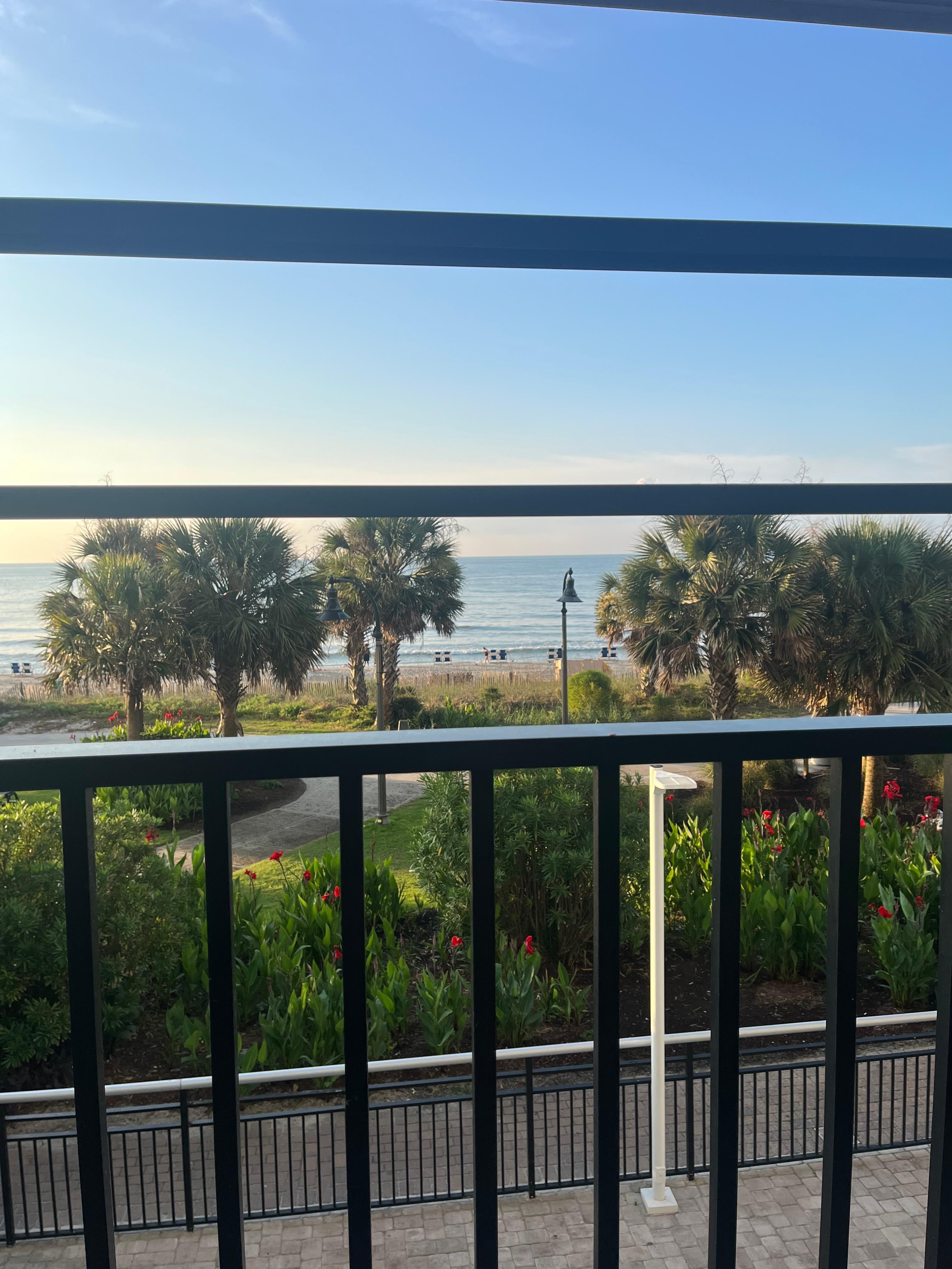 View from balcony