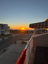 Sunrise from house’s balcony