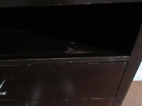 Worn scratch furniture