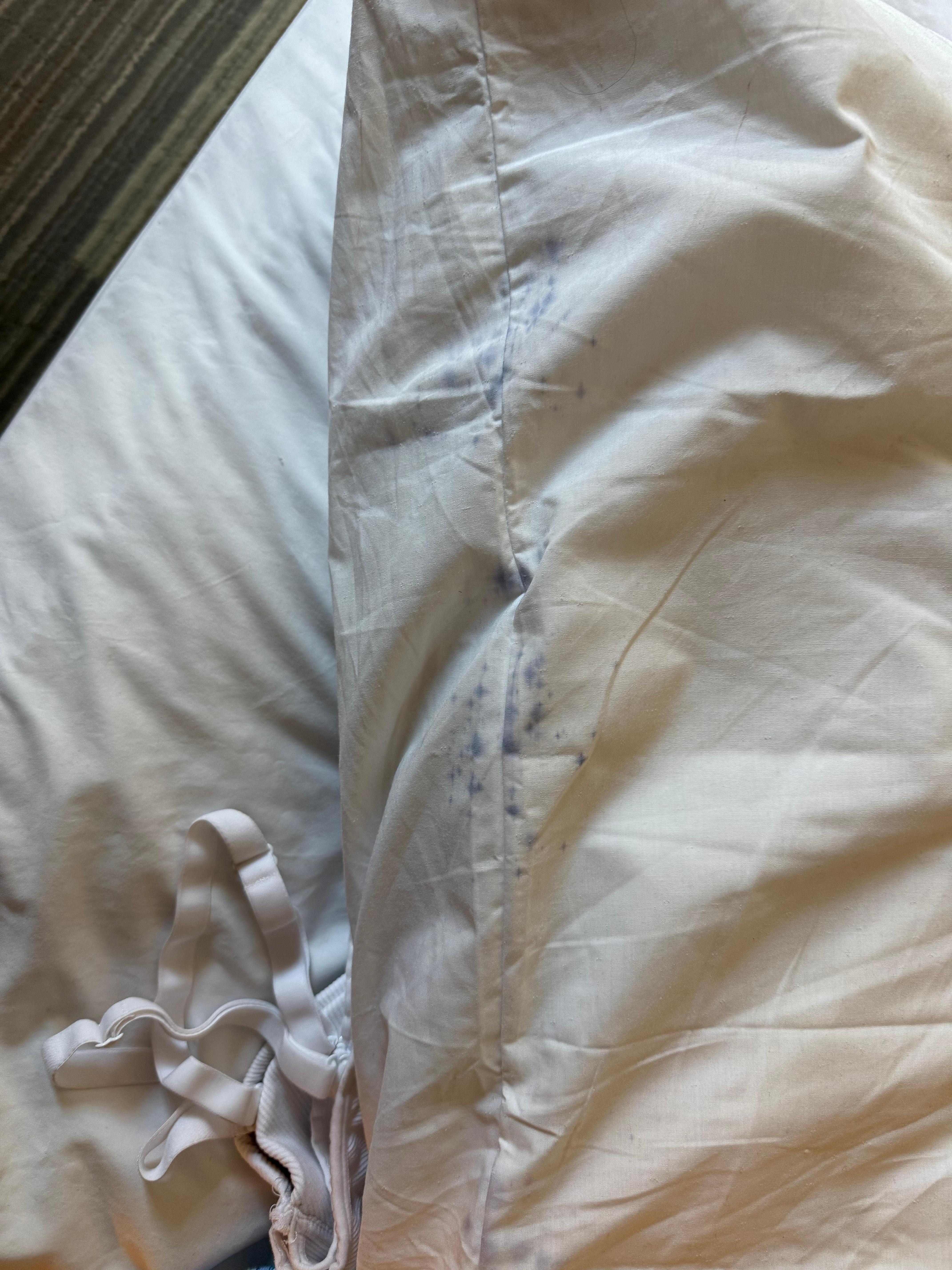 Stained pillowcases 