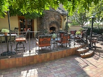 Courtyard seating area