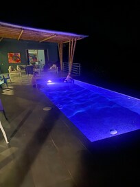Night pool time