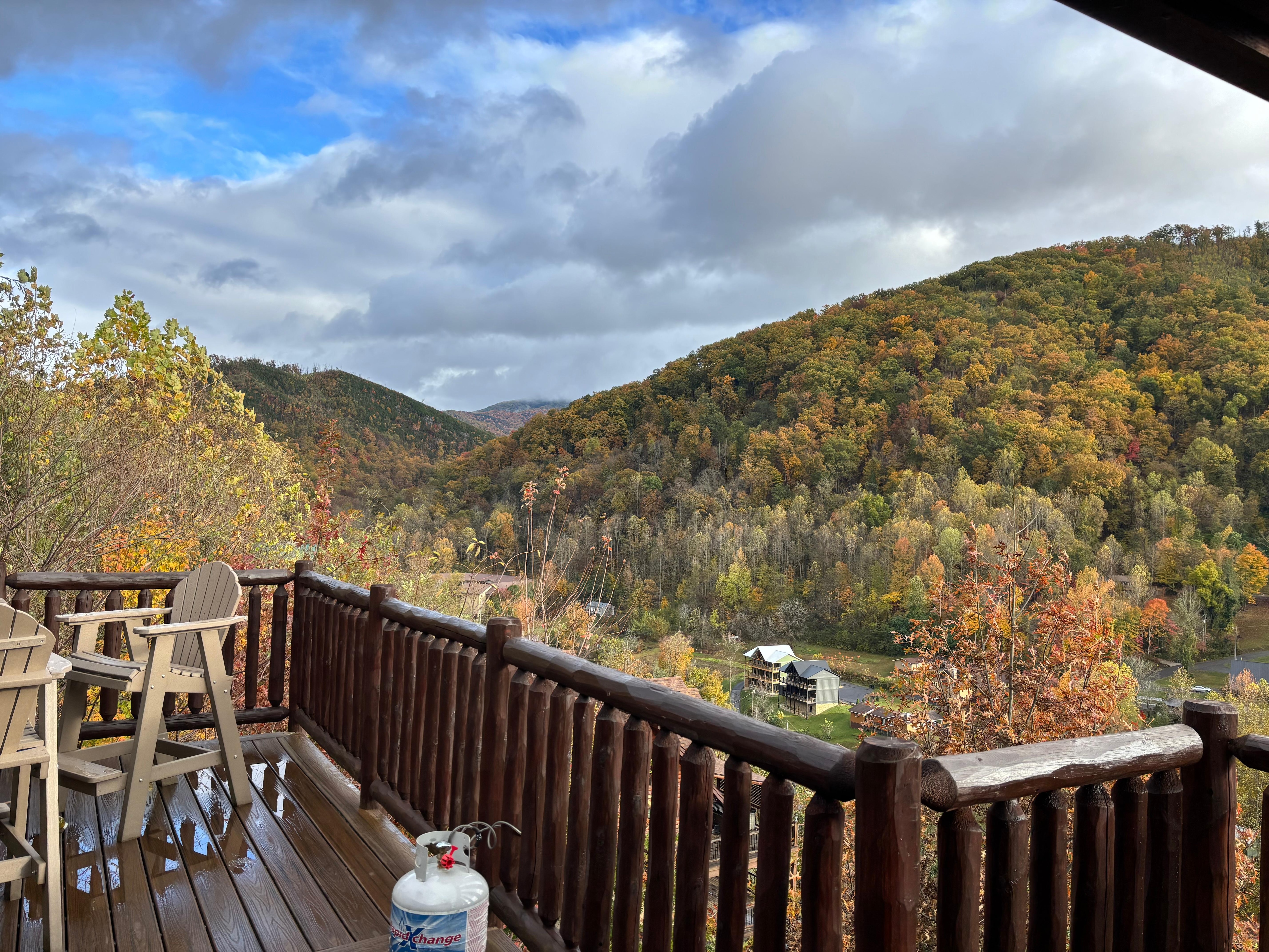 Another fabulous view from one deck! 