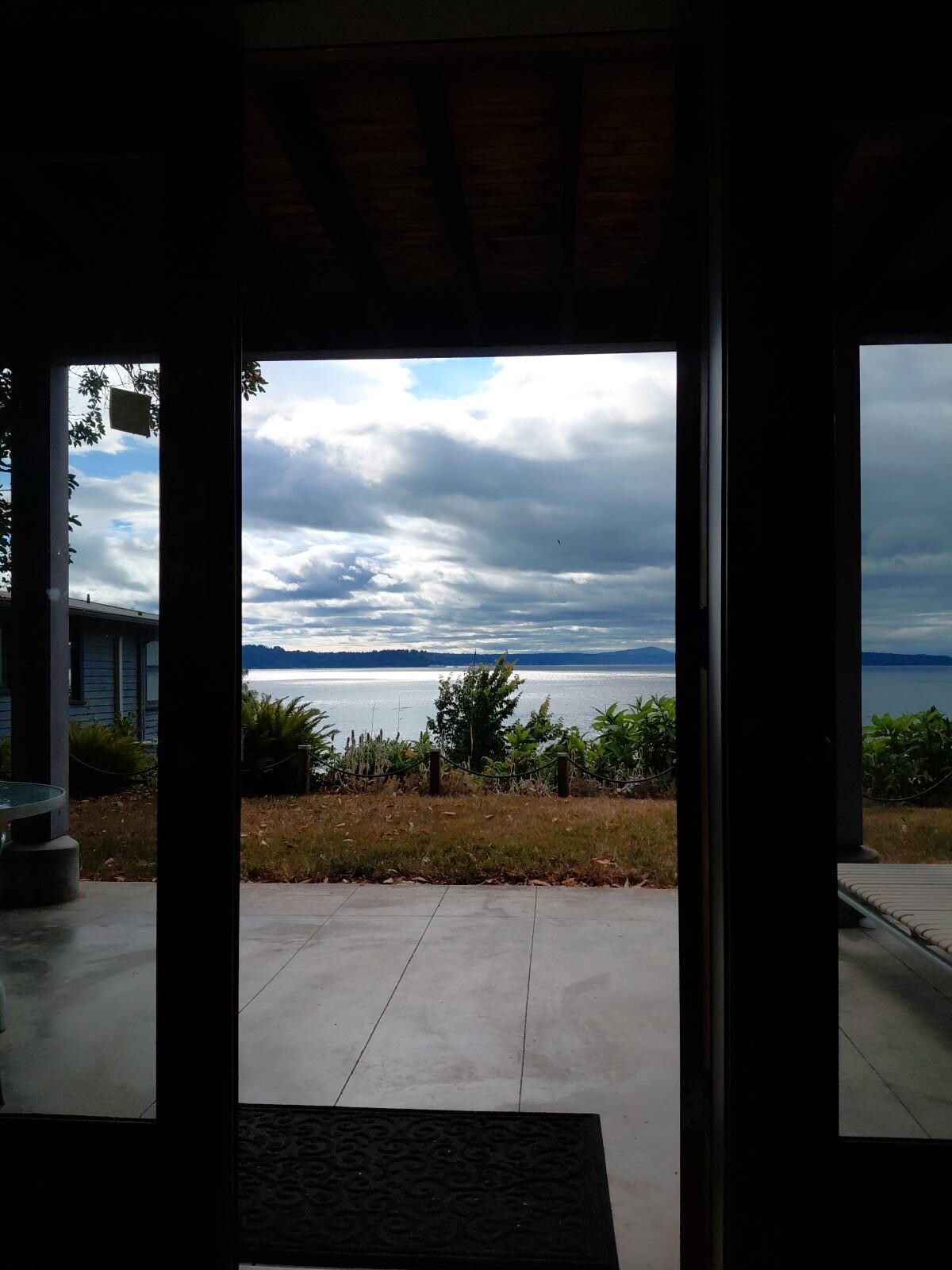 A view from inside The Lookout