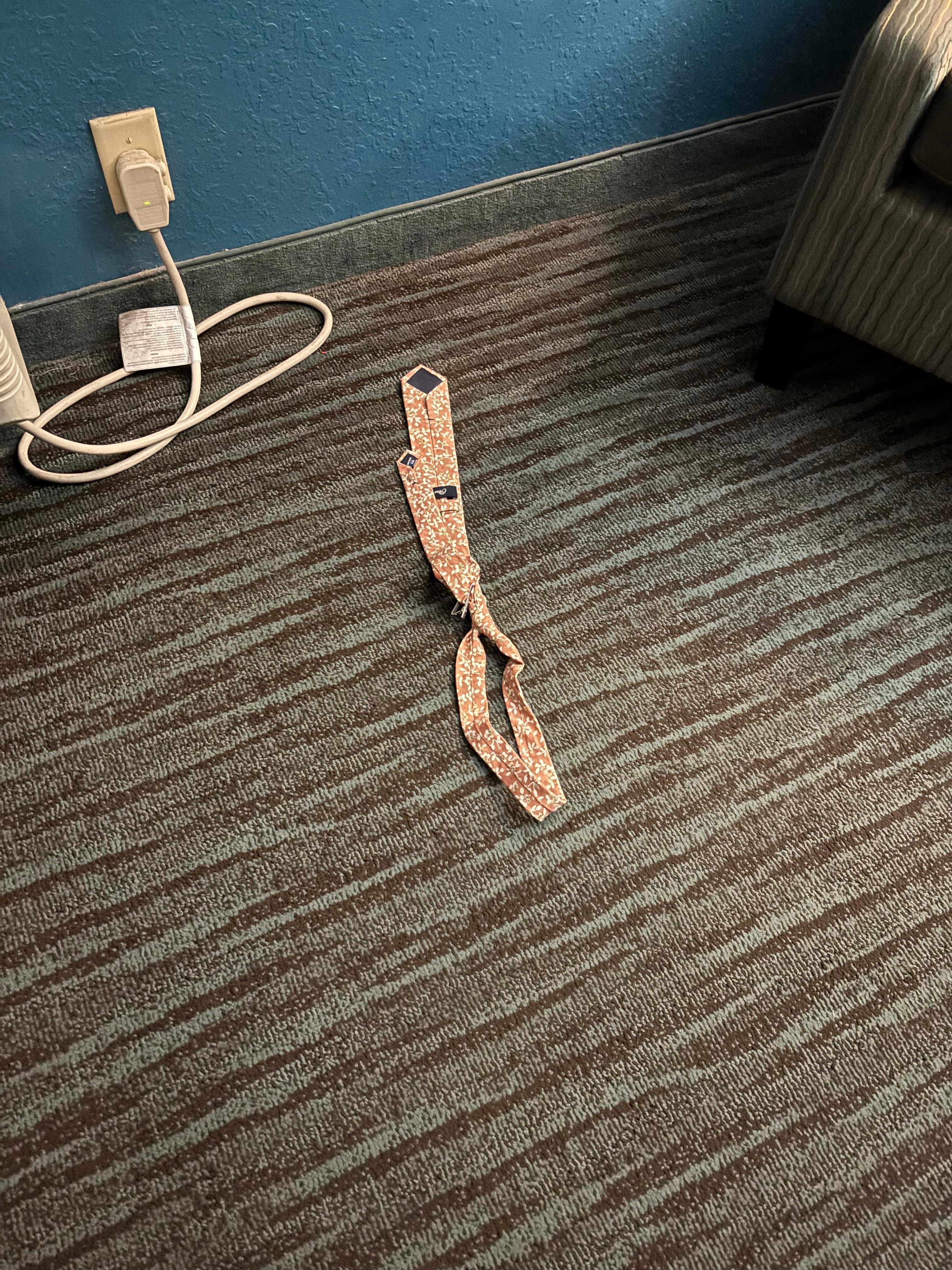 Clothing from another guest in our “new room”