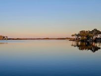 Picture from dock of Pecks Seafood restaurant within walking distance.