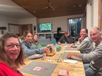 Game night after family dinner!