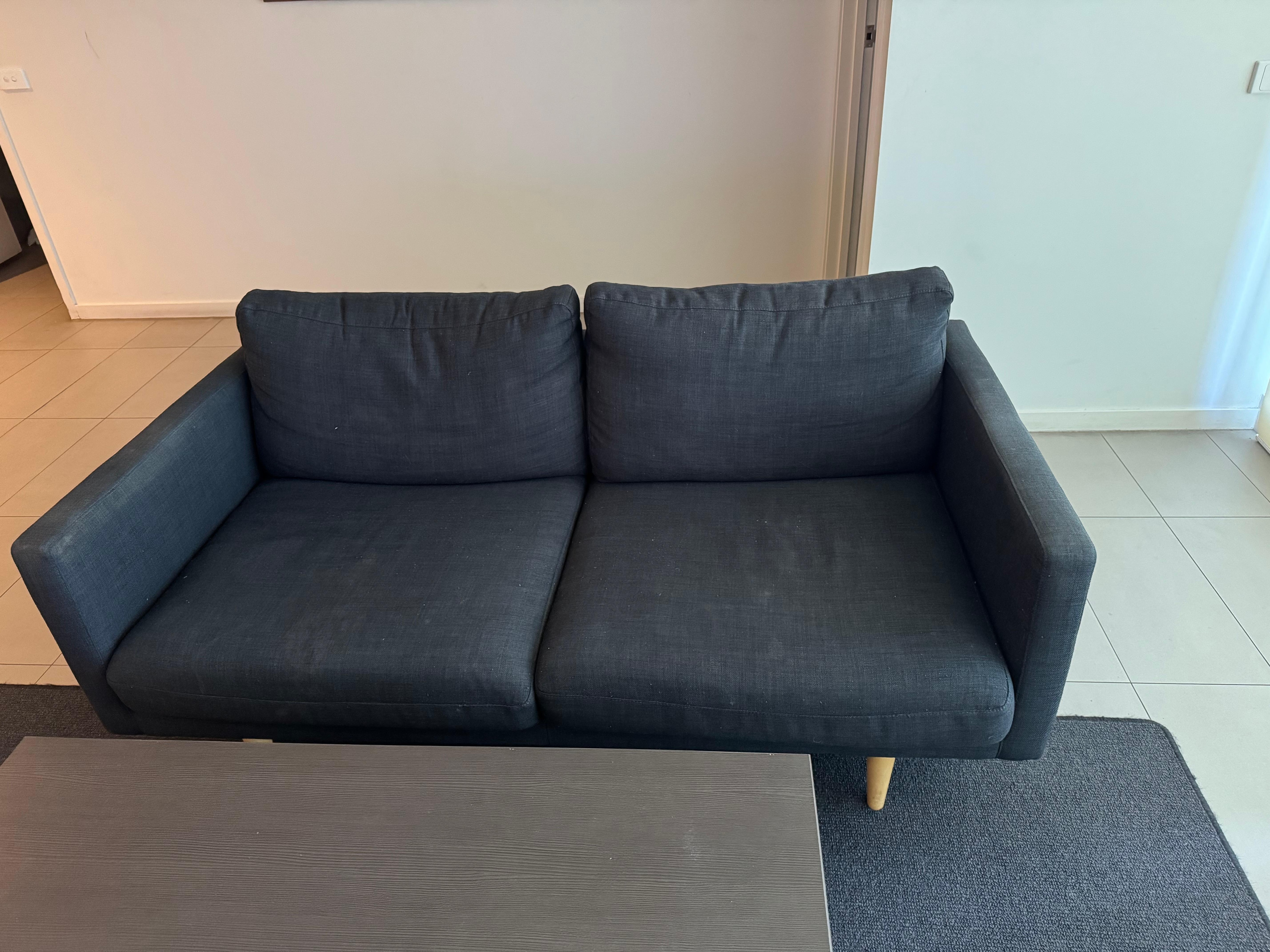 Very uncomfortable couch without cushions 