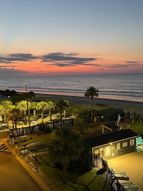 Sunrise from the balcony