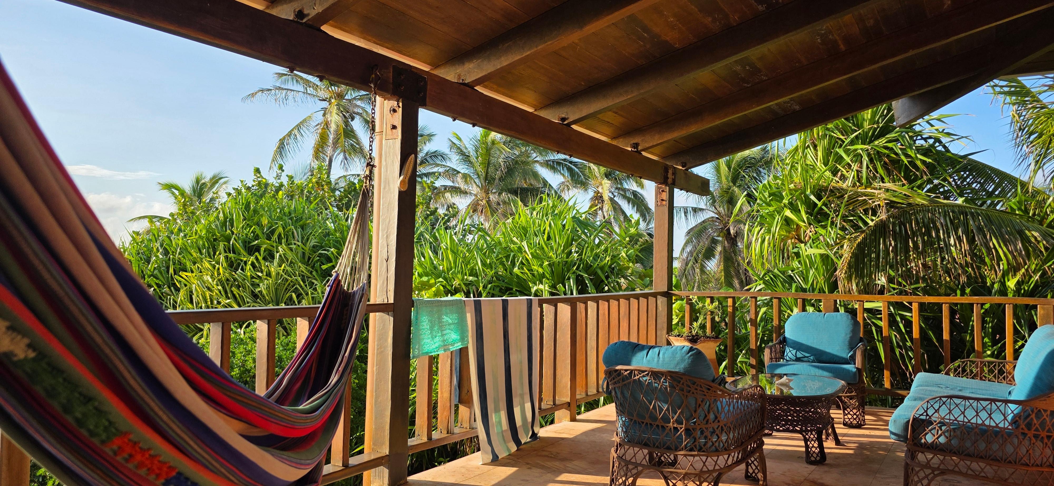 Hammock with a view. And quiet. 