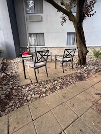 Outdoor patio area