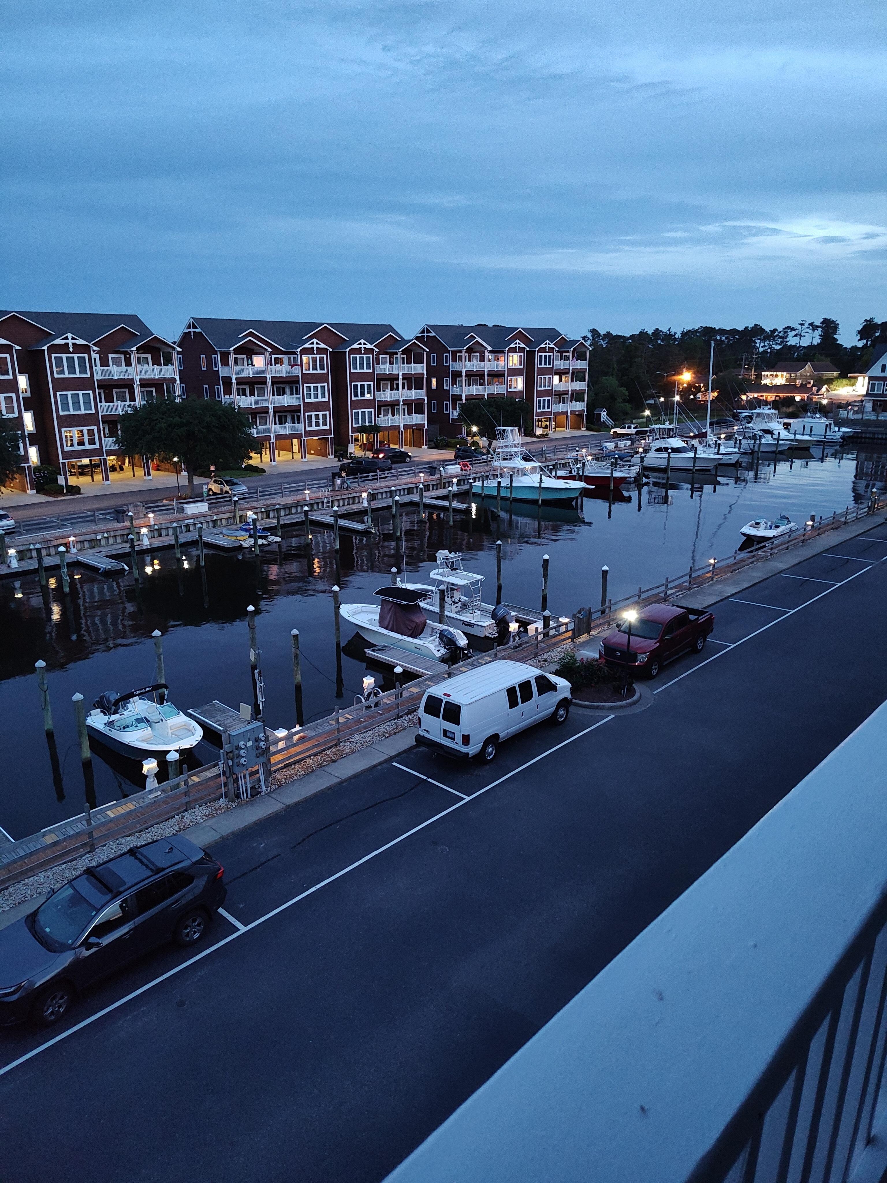 Marina view taken from the front balcony.