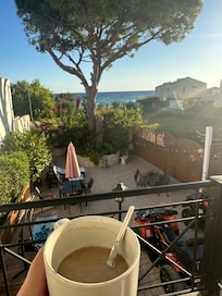 Morning views from the room.