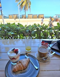 Breakfast at ScappatA. Good (but expensive!)