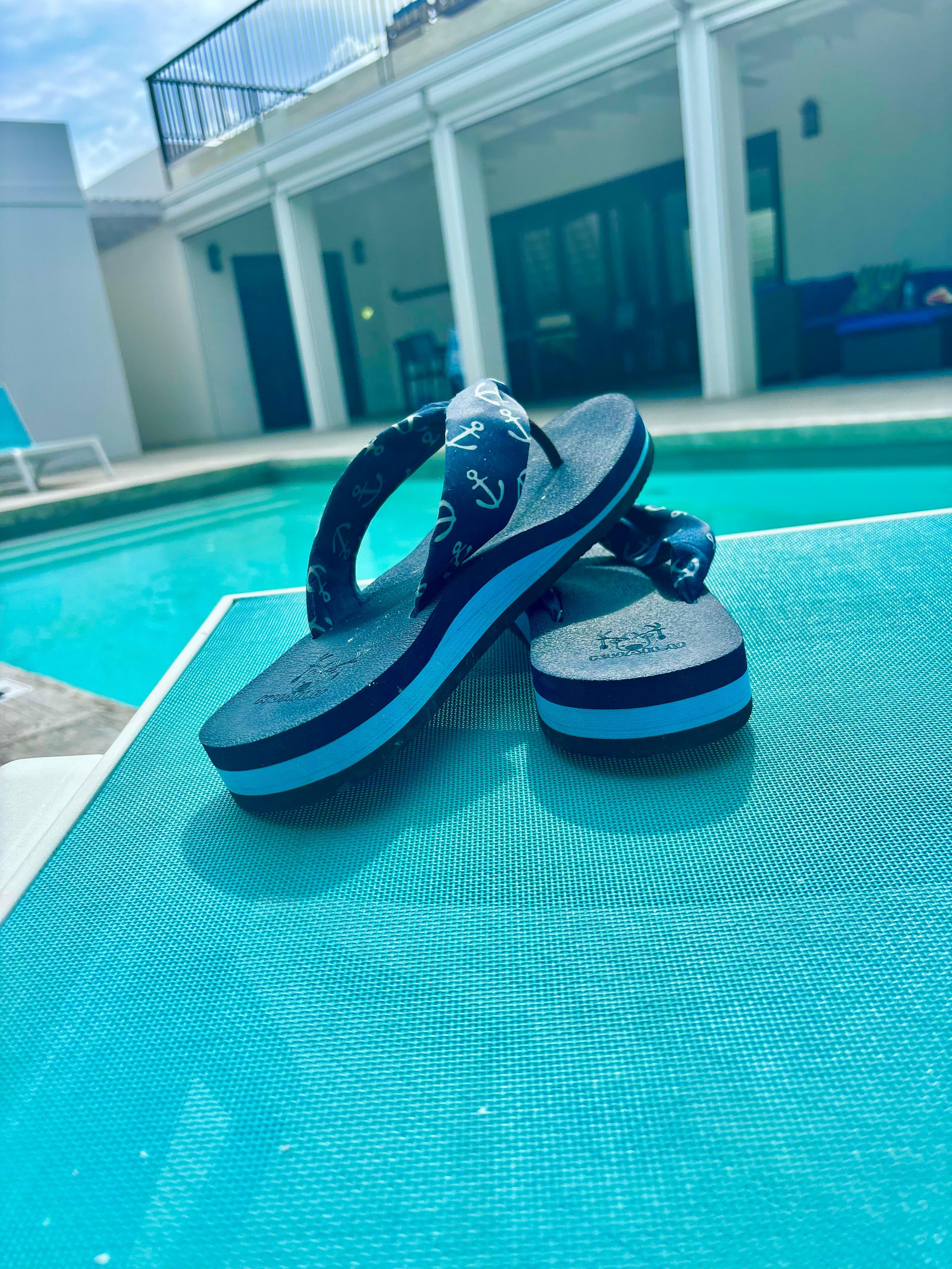 Flip flops off- time to relax!