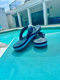 Flip flops off- time to relax!