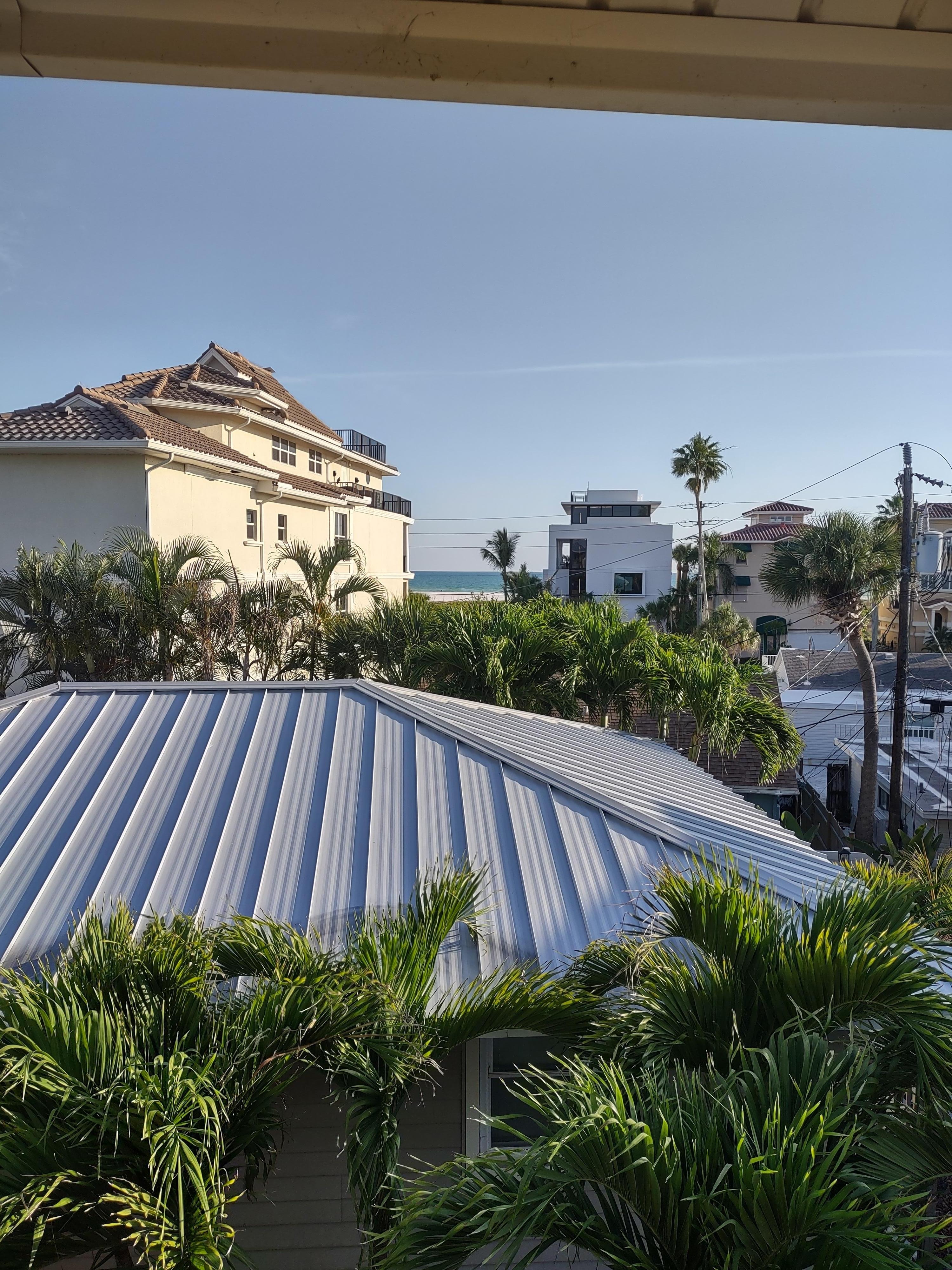 View from the upstairs balcony