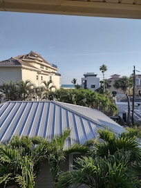View from the upstairs balcony