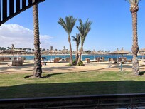 View from my sea view suite