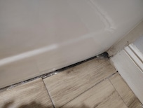Bathroom dirt.